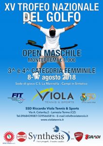 Open maschile agosto 2018