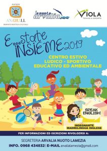 Lamezia, nasce il centro estivo "E...state insieme 2019"