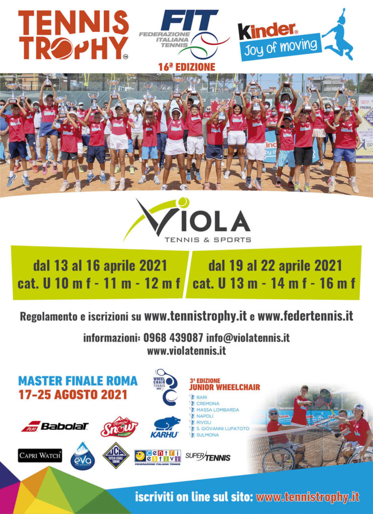 Locandina Tennis Trophy 2021 Locandina Tennis Trophy 2021