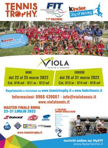 Locandina Tennis Trophy 2022